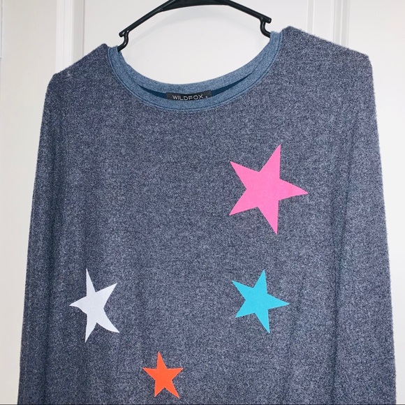 LAST XS! NWT Wildfox | Star Scatter Sweater - Picture 5 of 11